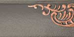Graff z ornamentem copper